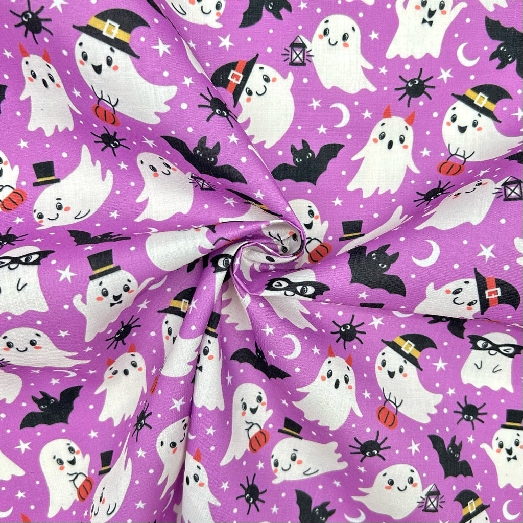 Little Ghosts Polycotton Fabric