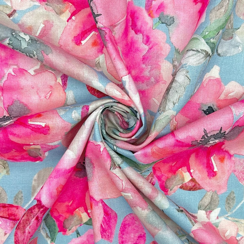 Garden Glow Cotton Lawn Fabric