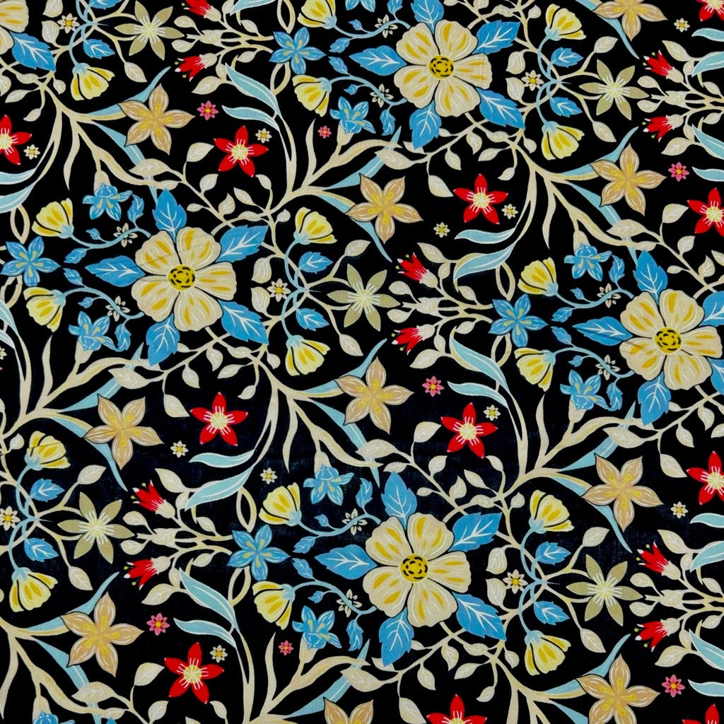 Tangled Garden Cotton Lawn Fabric