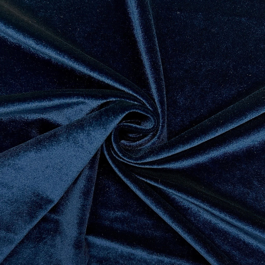 Plain Stretch Velvet Fabric
