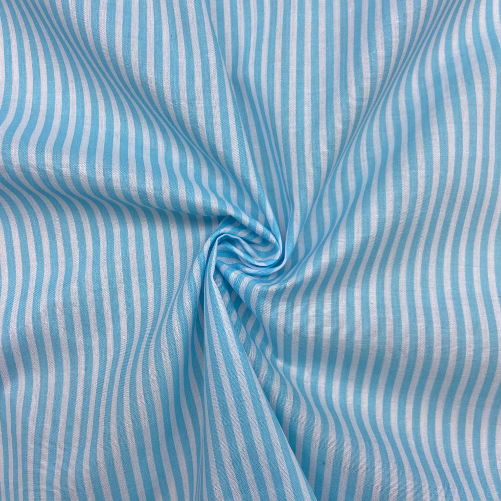 Candy Stripes Polycotton Fabric