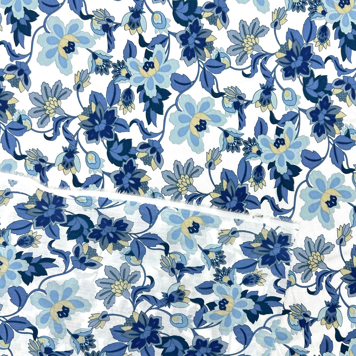 Starlit Floral Pima Cotton Lawn Fabric
