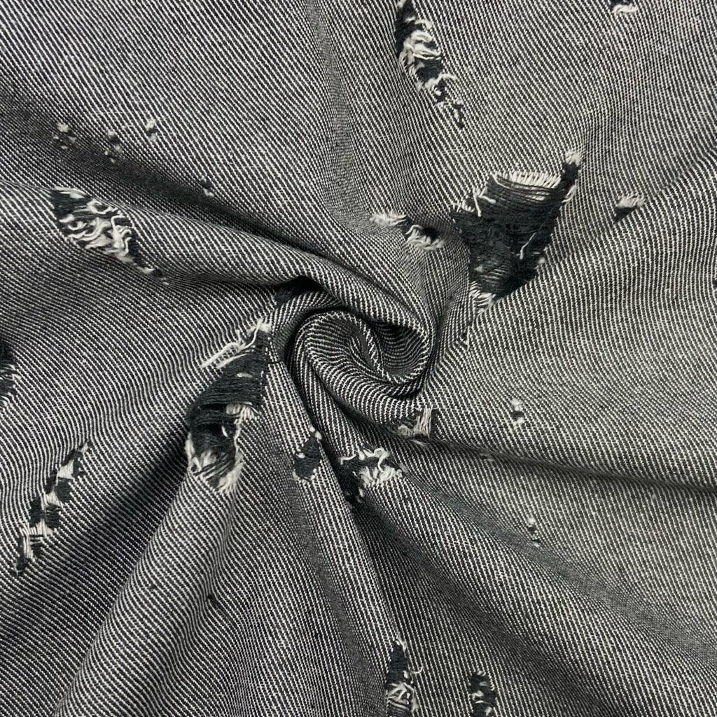 Fabric Rip Normal Ripped Fashion Denim Fabric | Best UK Prices | Pound Fabrics