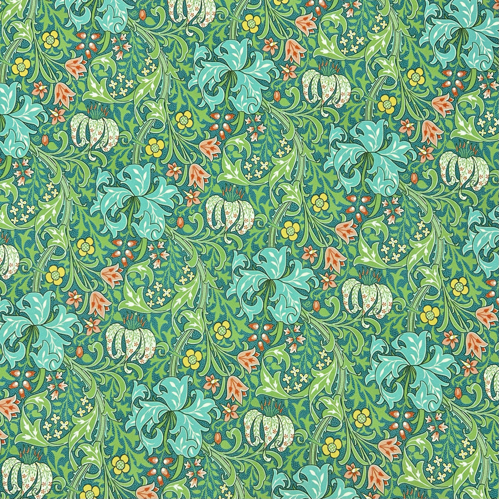 William Morris Lily Water Resistant Fabric