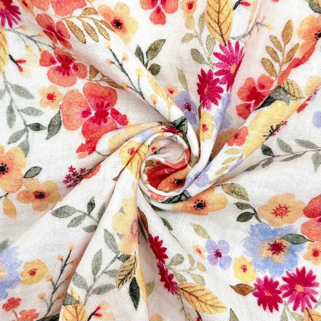Bloomfield Garden Double Gauze Fabric