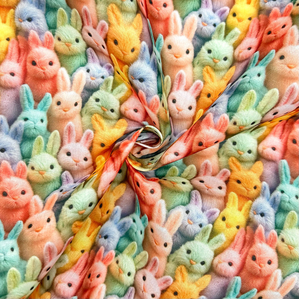 Little Bunnies Polycotton Fabric