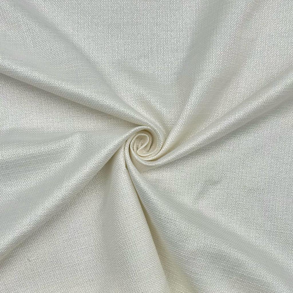 Ivory Lurex Polyester Fabric - Pound Fabrics