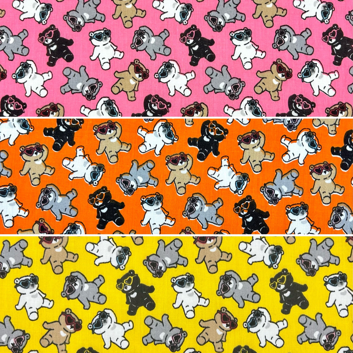 Cool Pugs Polycotton Fabric