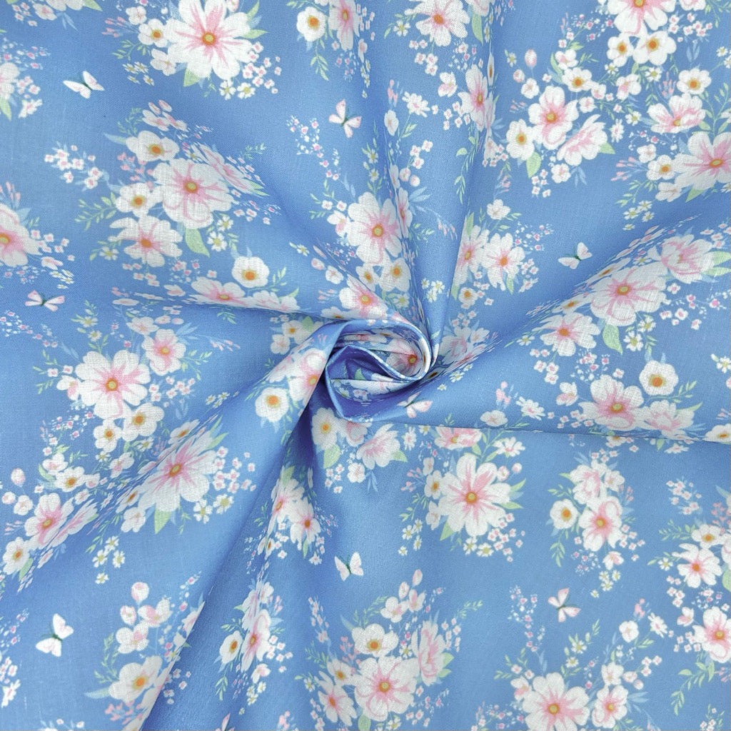 Blossom Meadow Polycotton Fabric