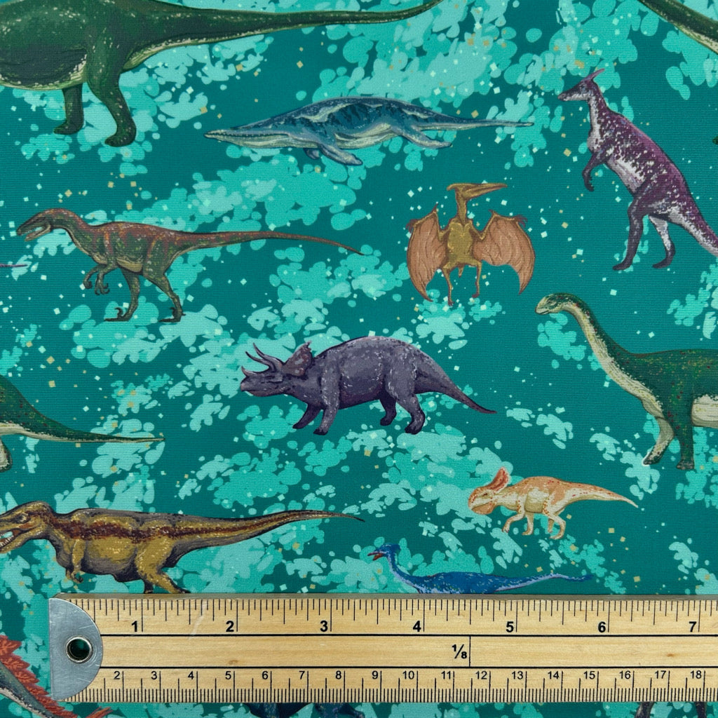 Jurassic Adventure Swimwear Jersey Fabric