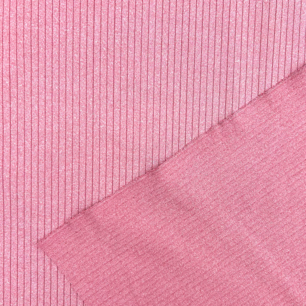 Narrow Stripes Brushed Soft Knit Fabric