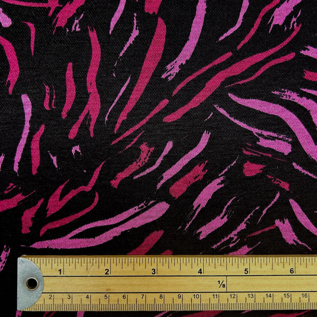 Wild Strokes Digital Modal-Touch Jersey Fabric