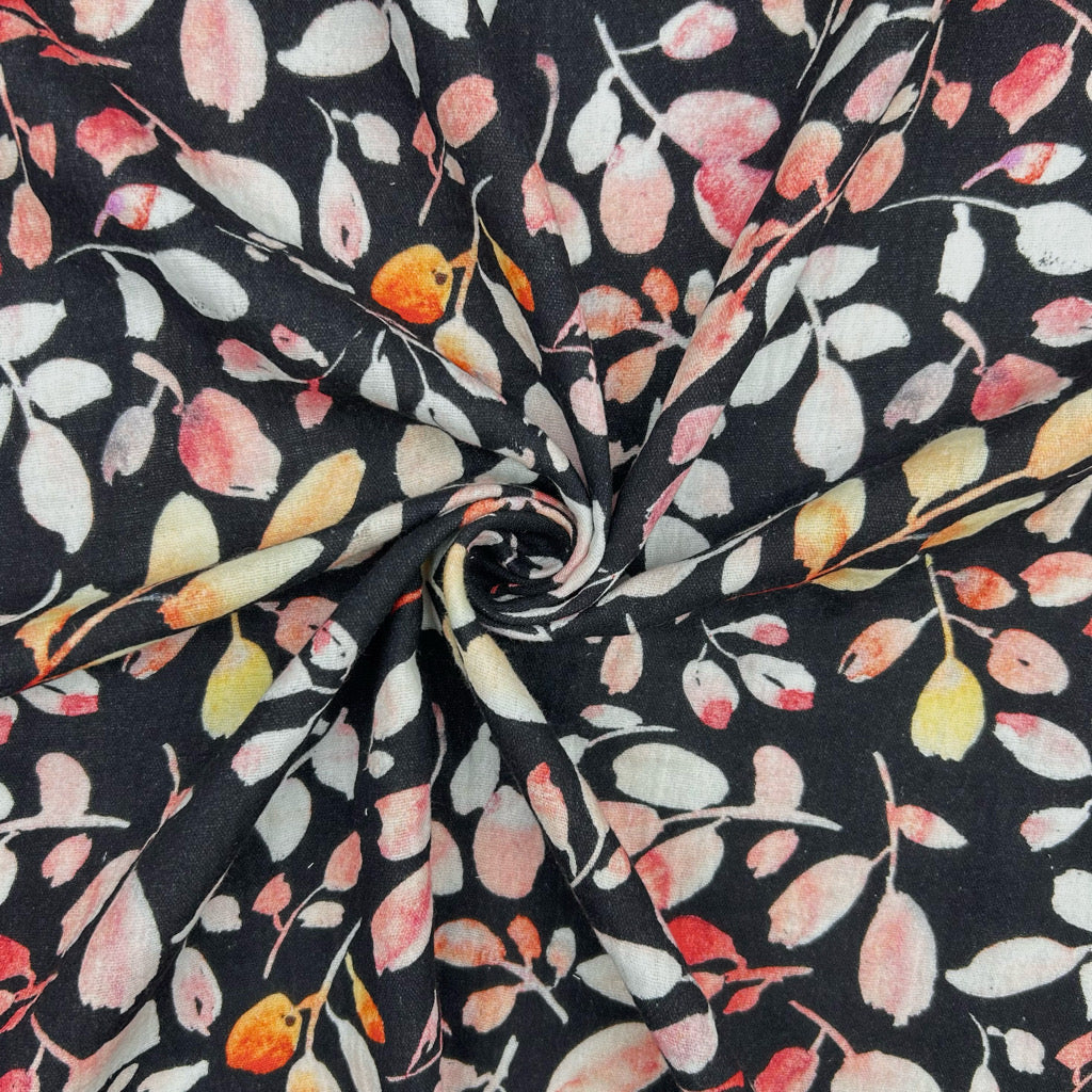 Leafy Oasis Double Gauze Fabric