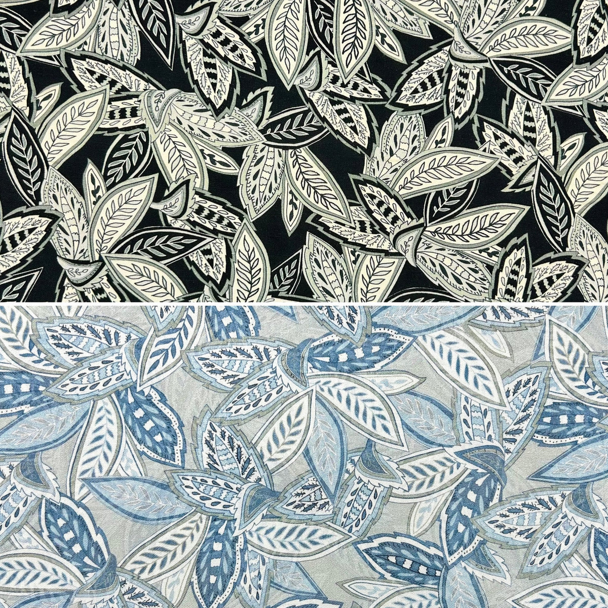 Dusky Botanical Linen Viscose Fabric