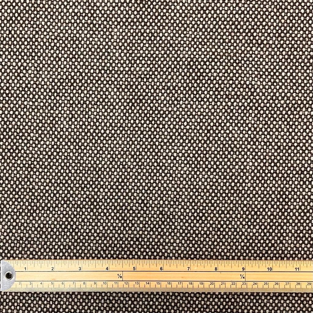 Brown/Beige Honeycomb Wool Blend Fabric - 2 metres for £9.95 #21 - Pound Fabrics