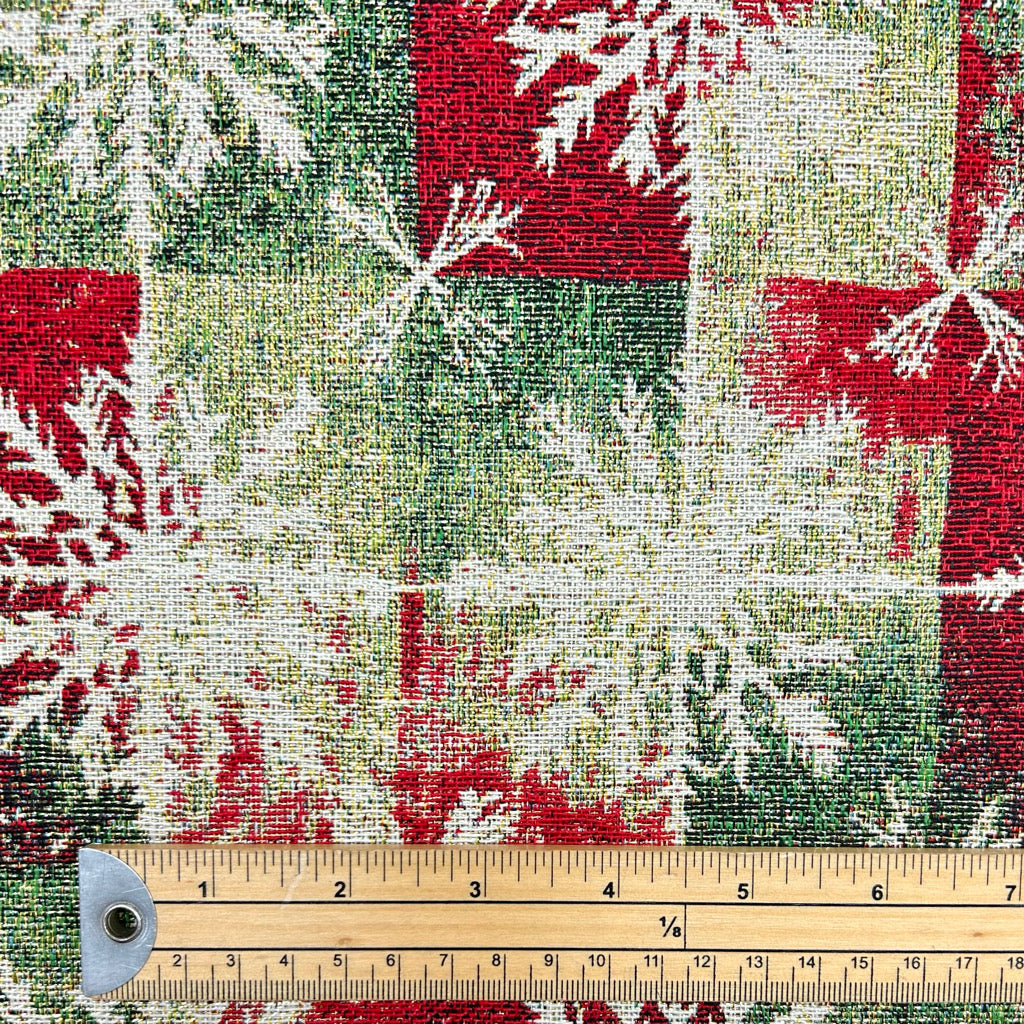 Winter Burst Lurex Tapestry Fabric