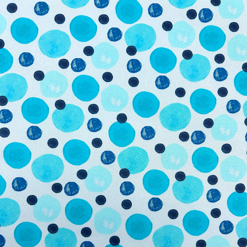 Watercolour Spots Softshell Fabric