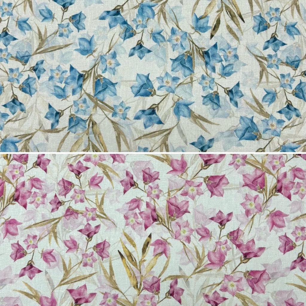 All Over Blooms Linen Viscose Fabric - Pound Fabrics