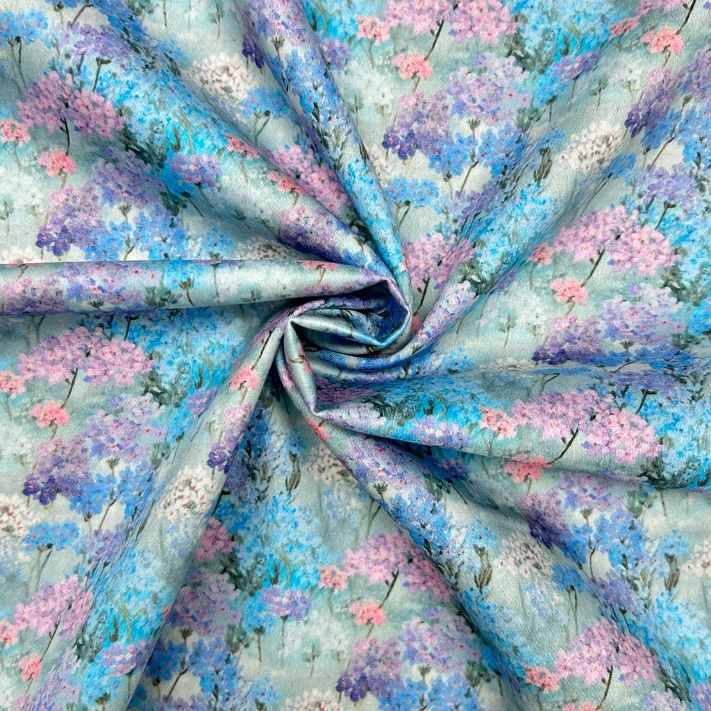 Blooming Fields Cotton Sateen Fabric