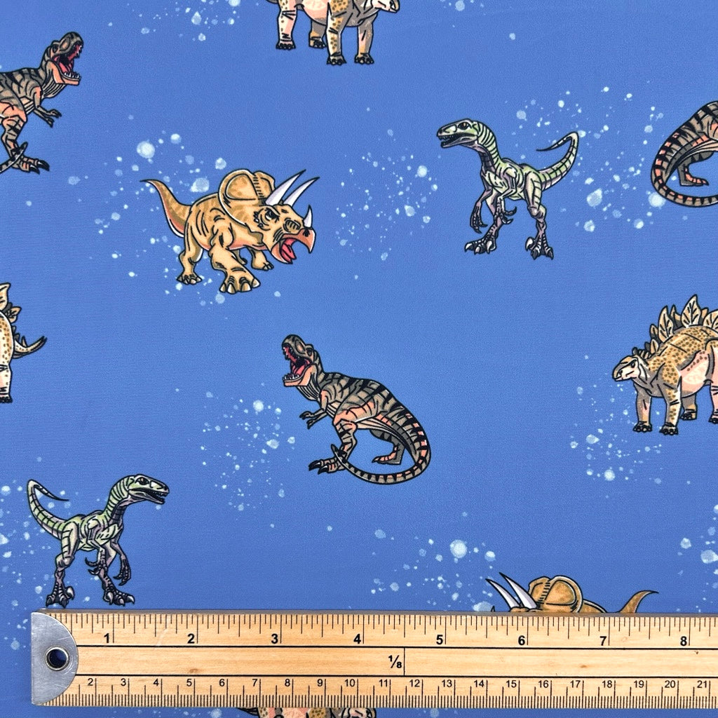 Dino Playtime Swimwear Jersey Fabric