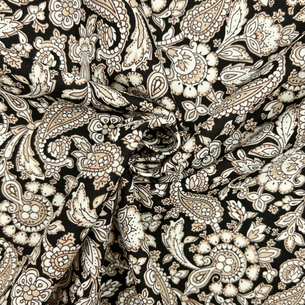 Paisley Botanicals Rose & Hubble Cotton Poplin Fabric