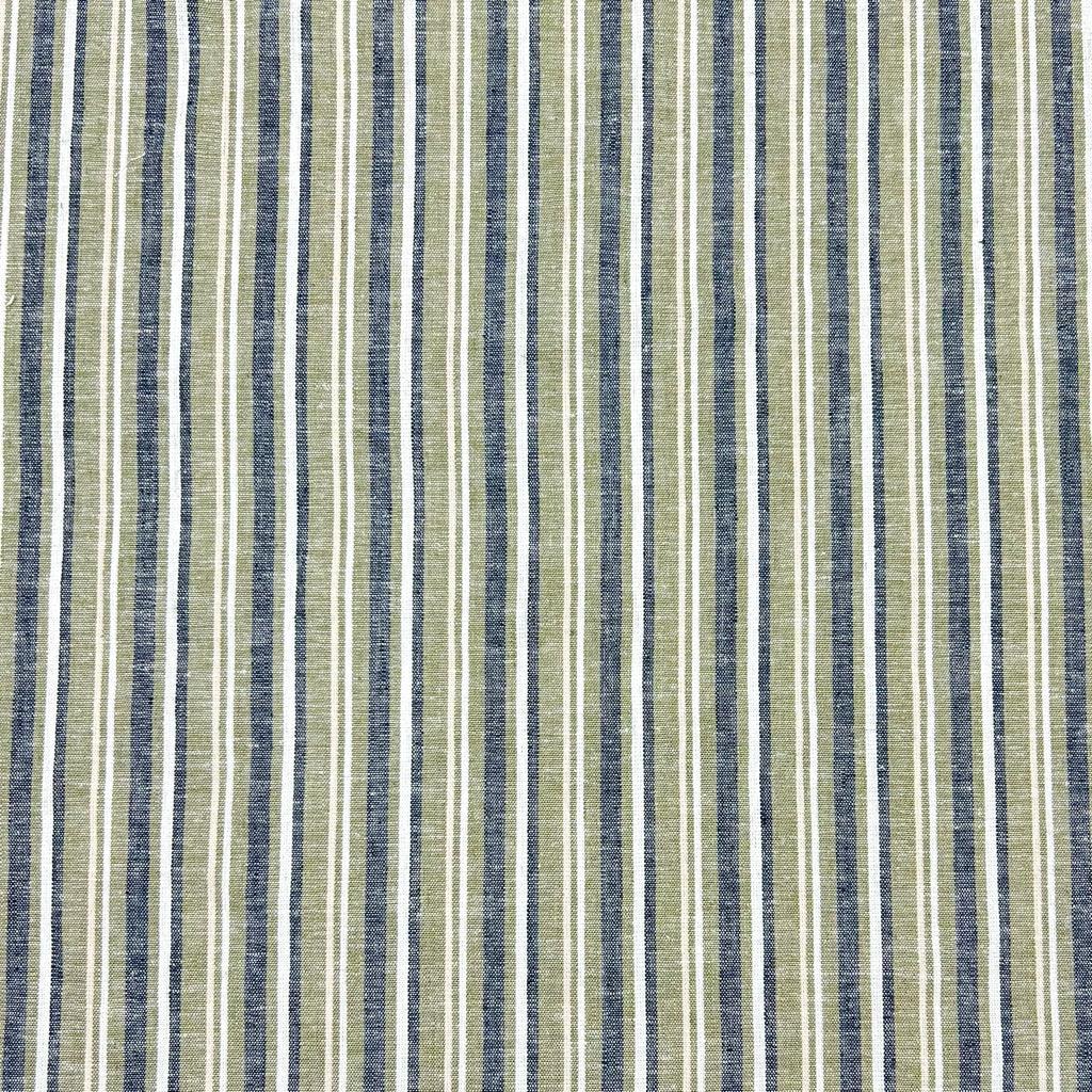 Striped Linen Viscose Fabric - Pound Fabrics