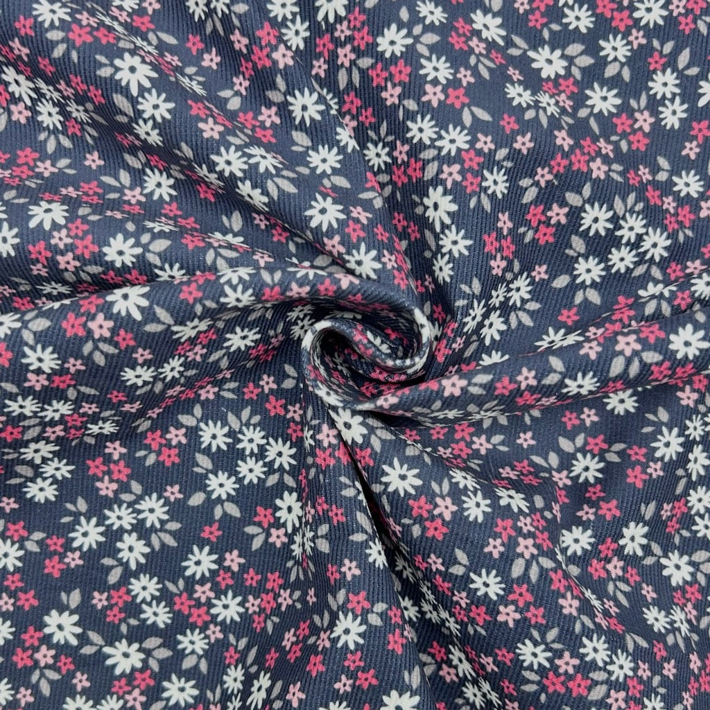 Country Ditsy Needlecord Fabric