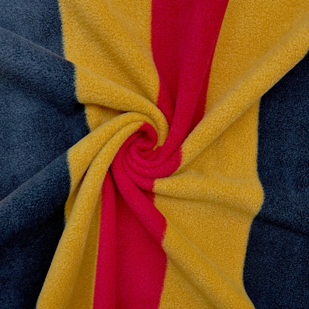 Cosy Stripe Anti Pill Polar Fleece Fabric