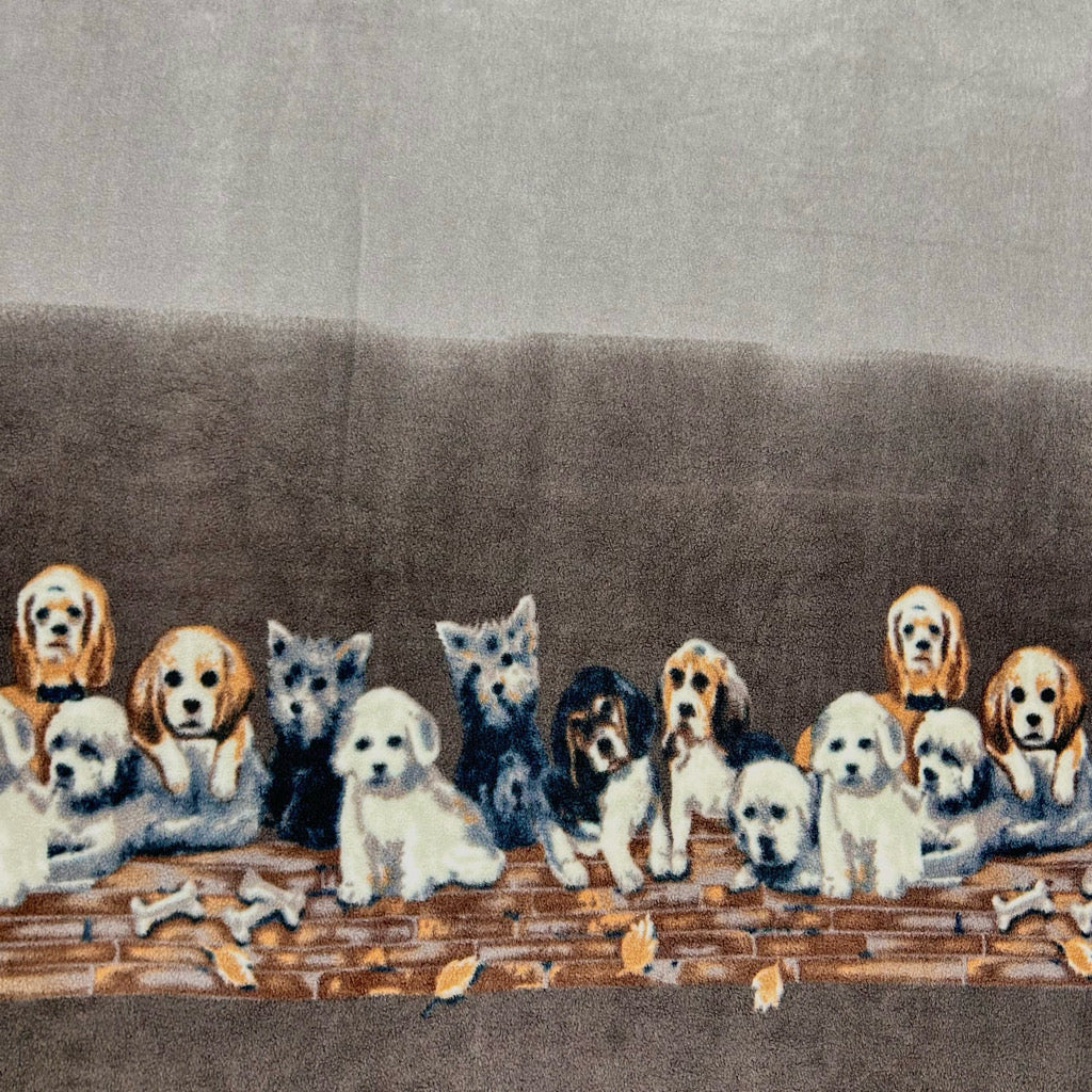 Little Puppies Anti Pill Polar Fleece Fabric