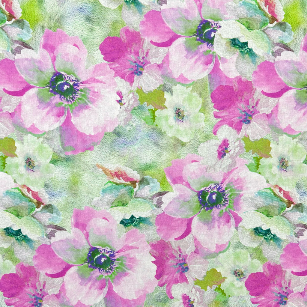 Soft Garden Viscose Nylon Fabric