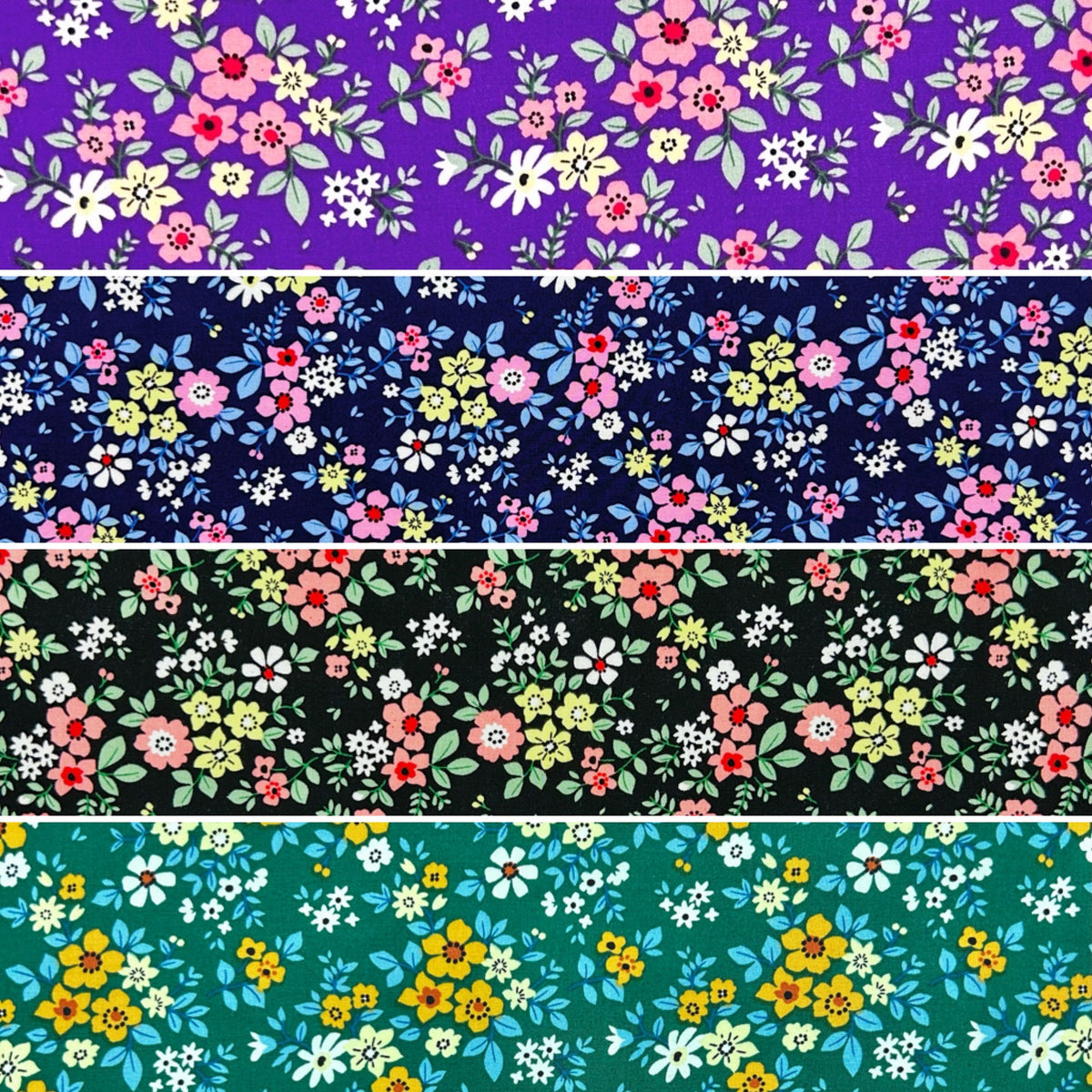 Bloom Buds Viscose Fabric