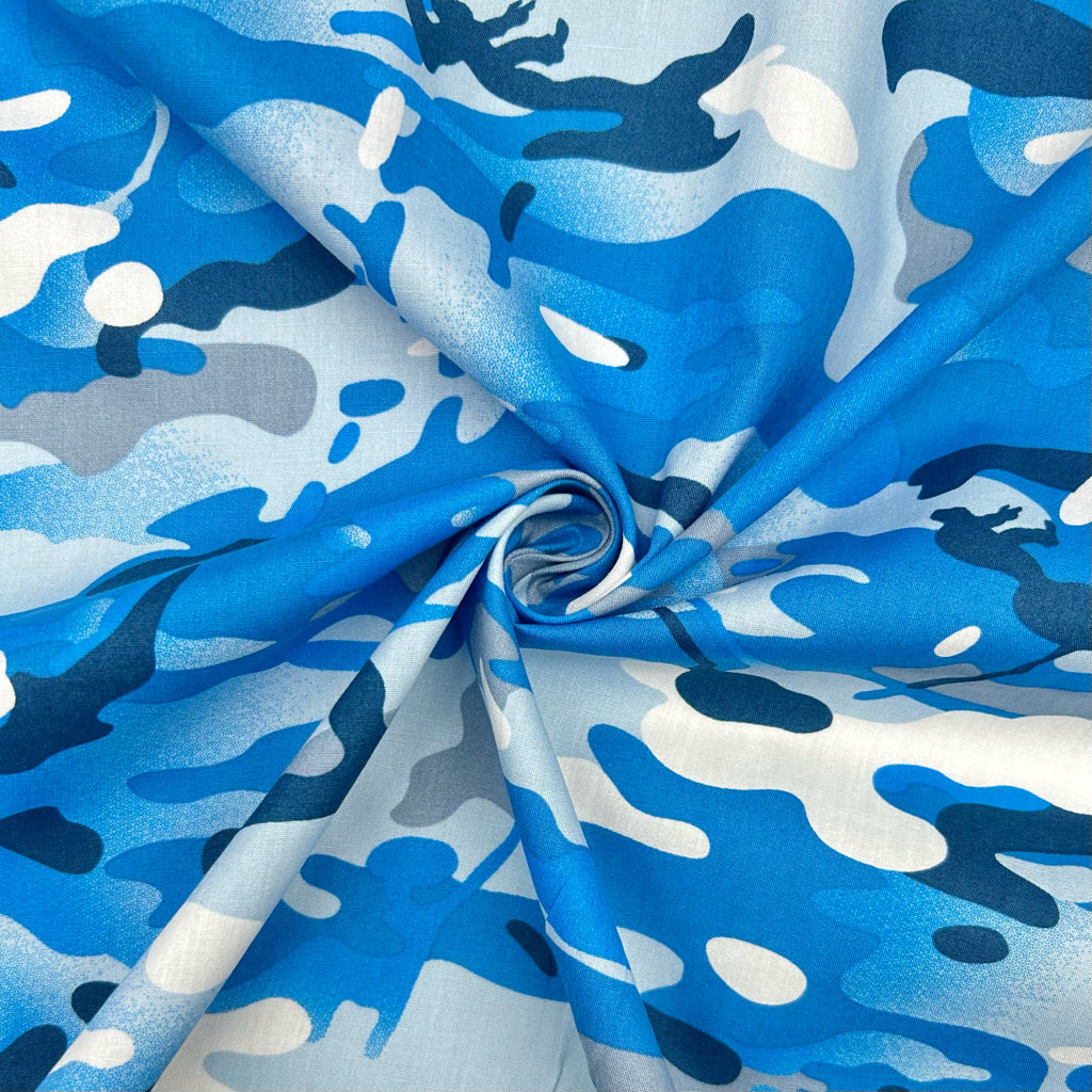 Shadow Strike Cotton Poplin Fabric