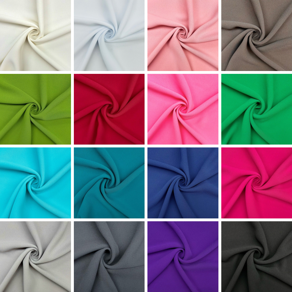 Heavy-Weight Triple Crepe Polyester Fabric