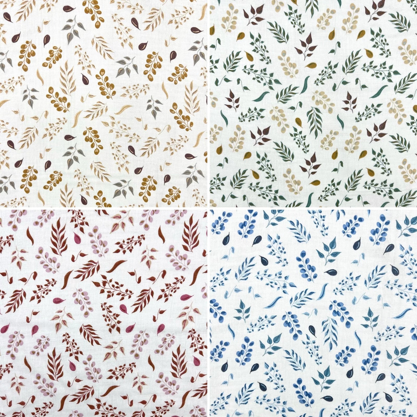 Buy Berry Blossom Flat Double Gauze Fabric for Sewing, Dressmaking & Crafts - Pound Fabrics