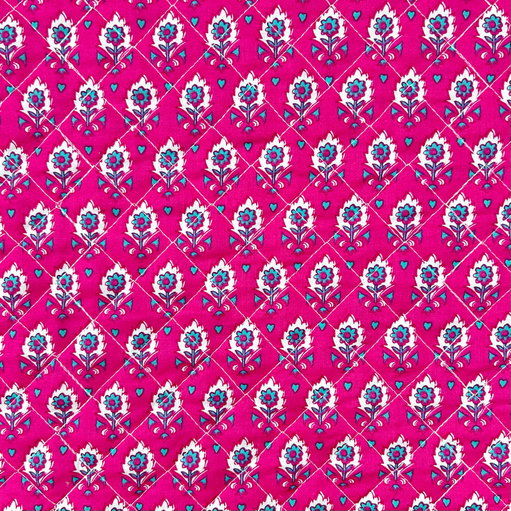Bloom and Paisley Quilted Cotton Fabric