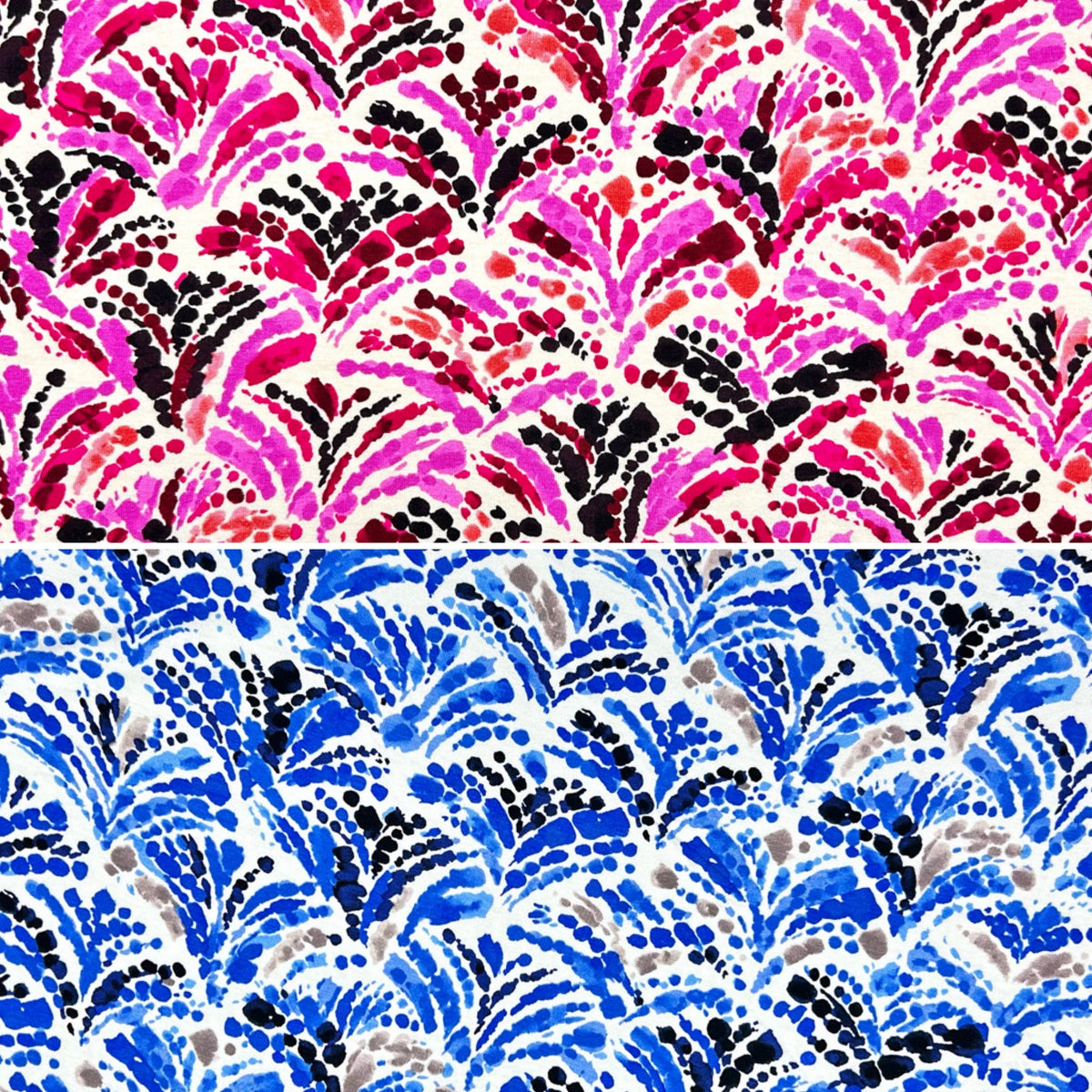 Wild Flourish Viscose Jersey Fabric