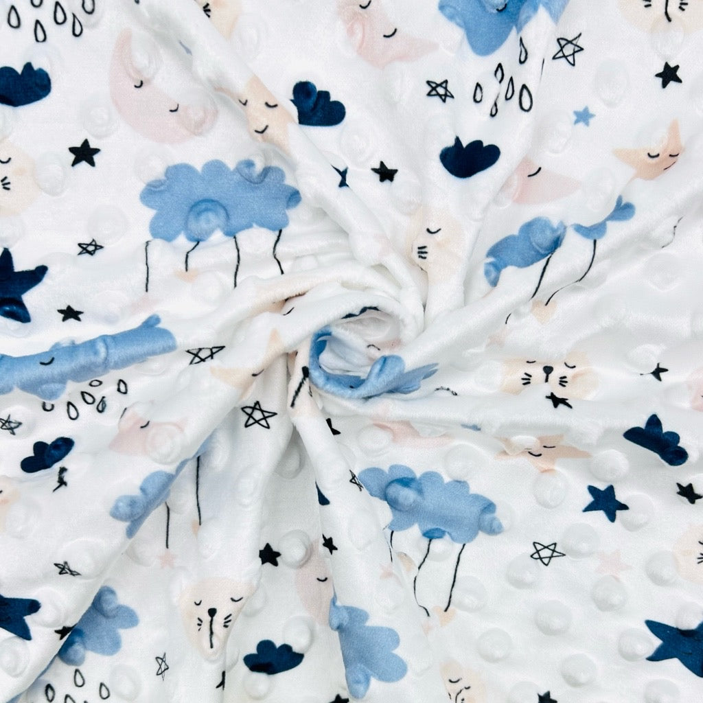 Rainy Night Dimple Fleece Fabric