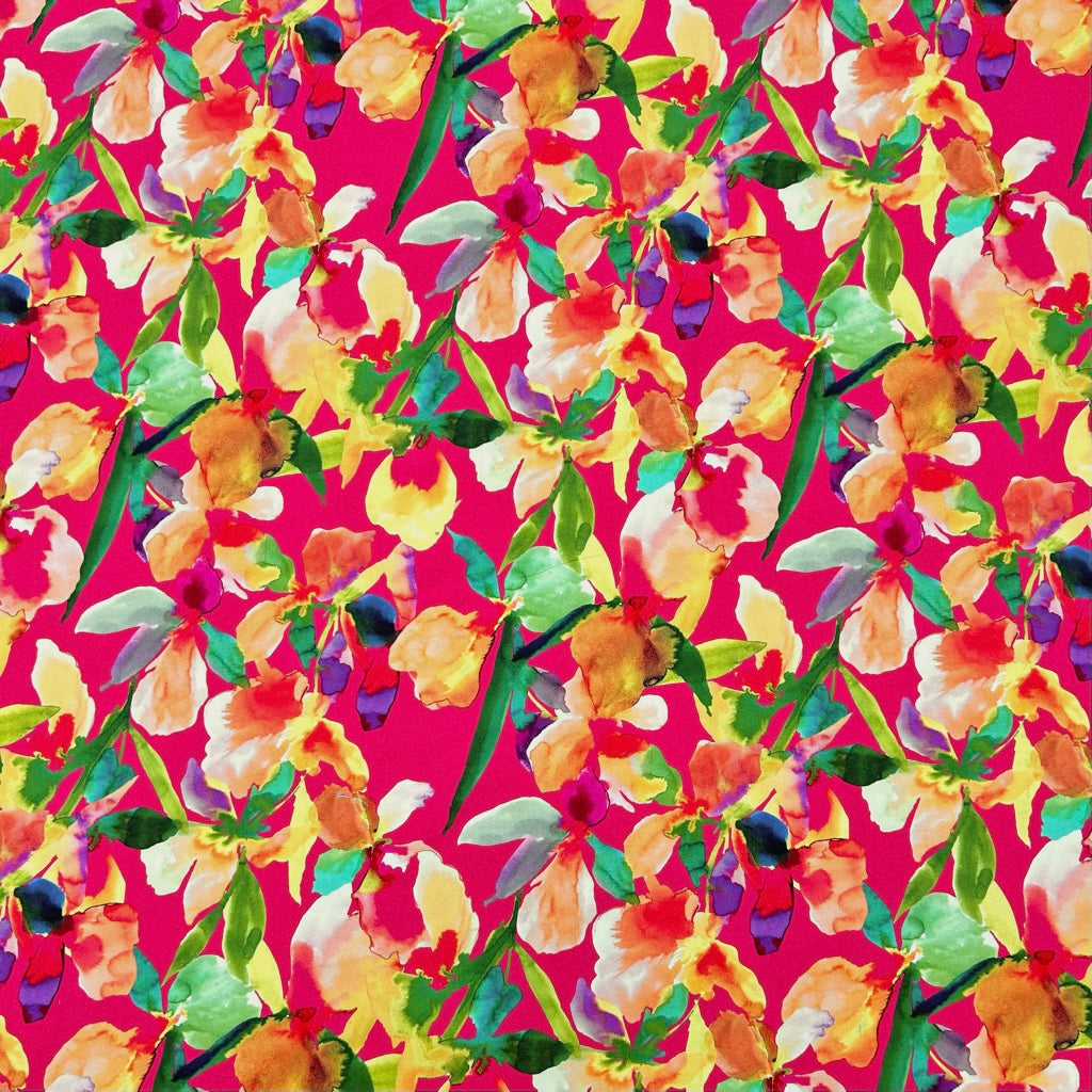 Petal Fiesta Viscose Fabric
