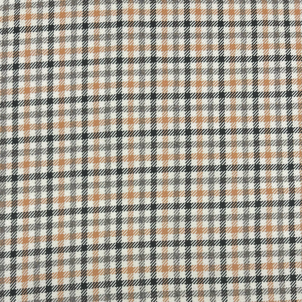 Small Checkered Suiting Fabric - Pound Fabrics