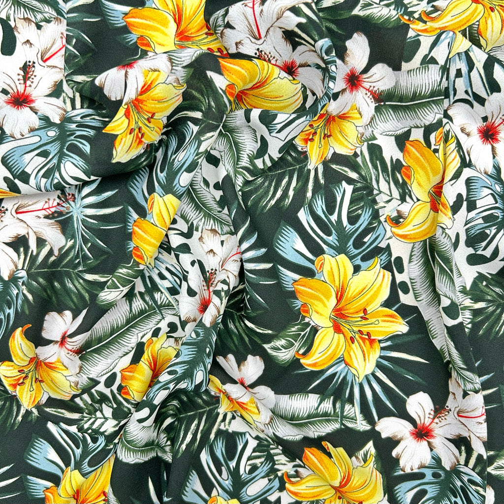 Tropical Escape Chiffon Fabric