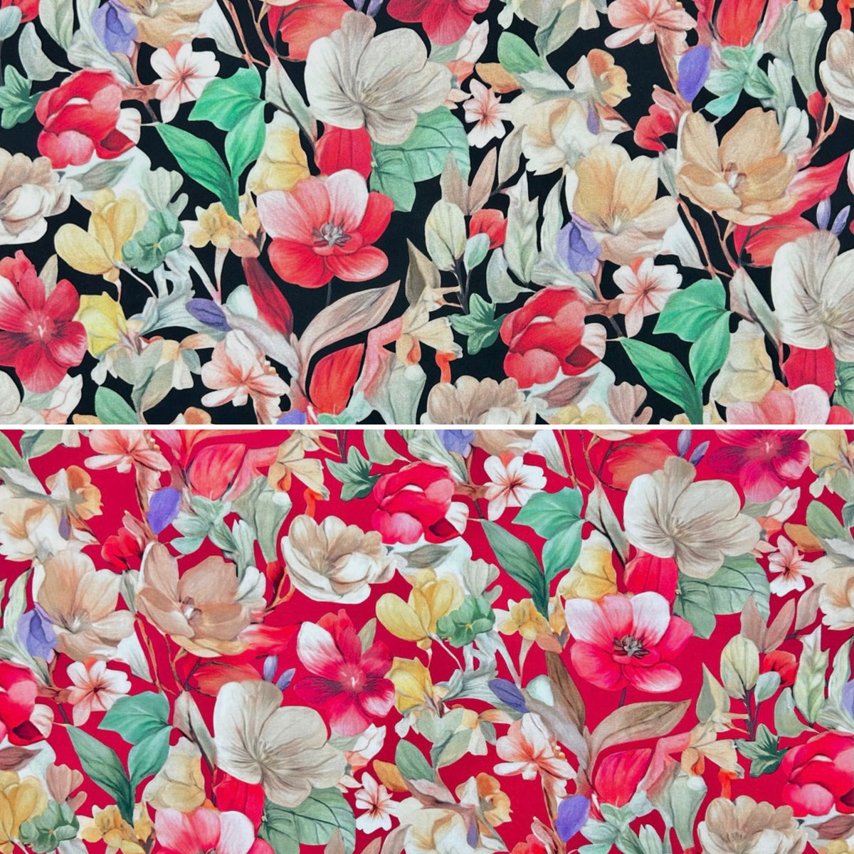 Secret Bloom Viscose Fabric