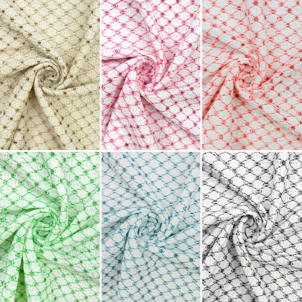 Airy Prism Knitted Fabric