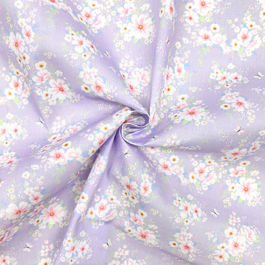 Blossom Meadow Polycotton Fabric
