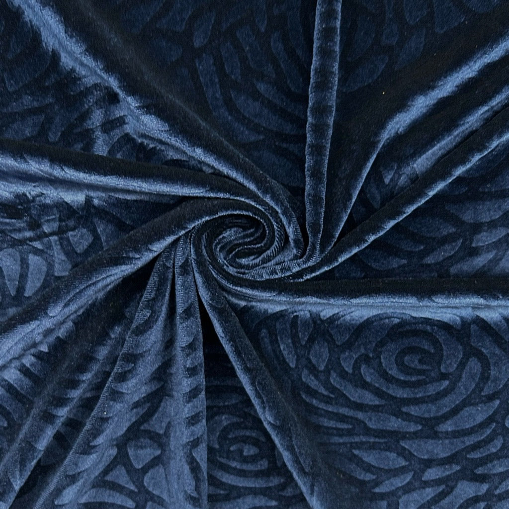 Flower Luxe Velvet Fabric