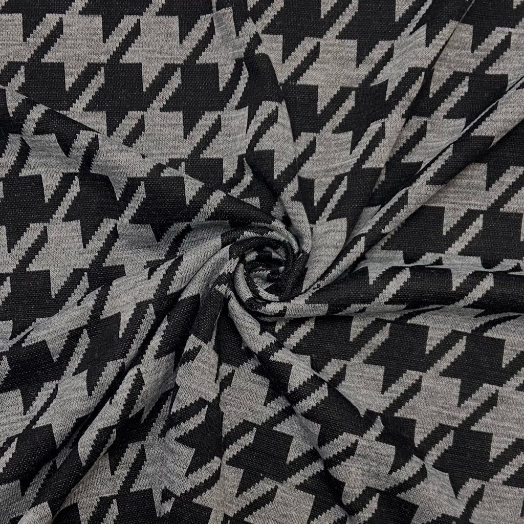Dogtooth Knit Jersey Fabric