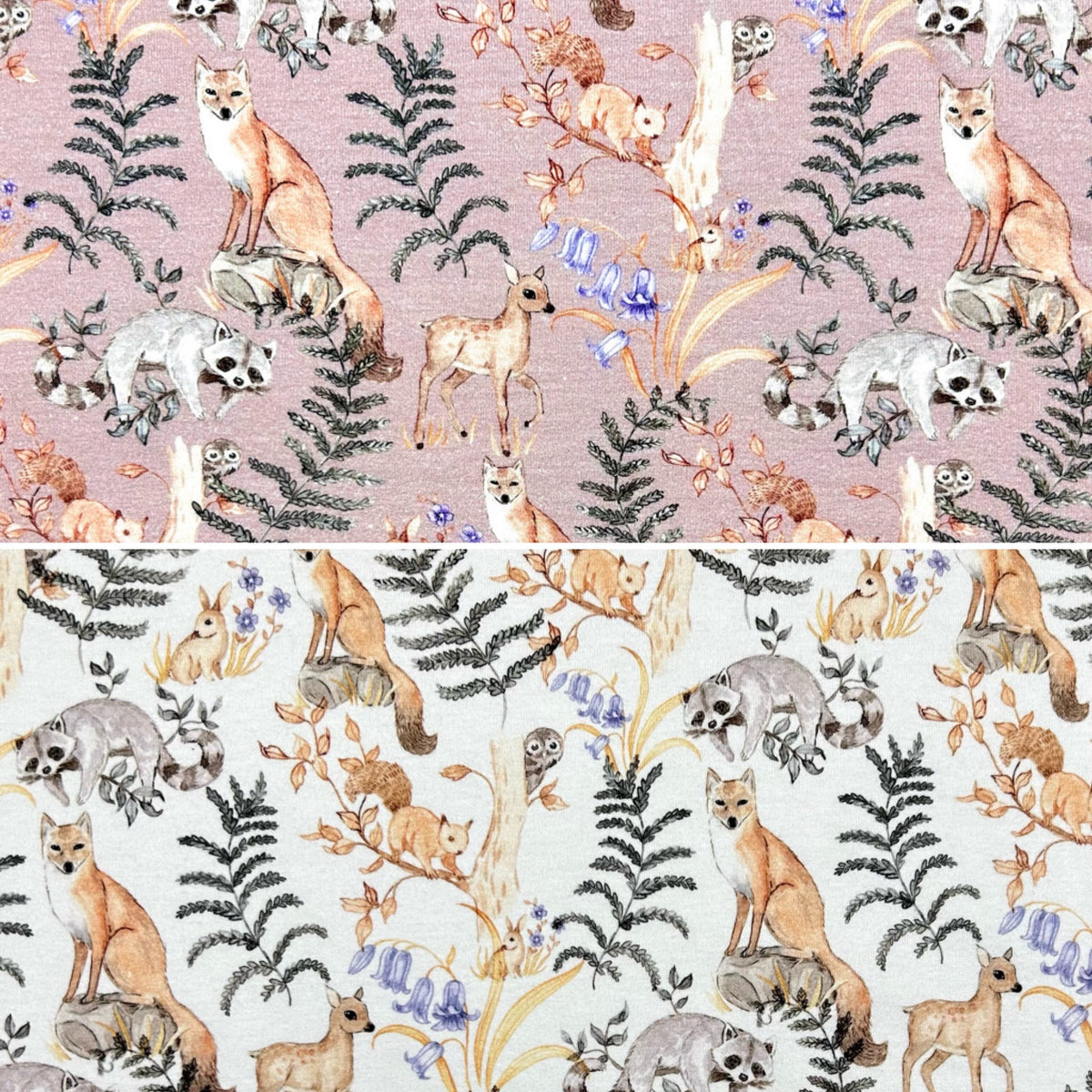 Forest Tales Organic Cotton Jersey Fabric