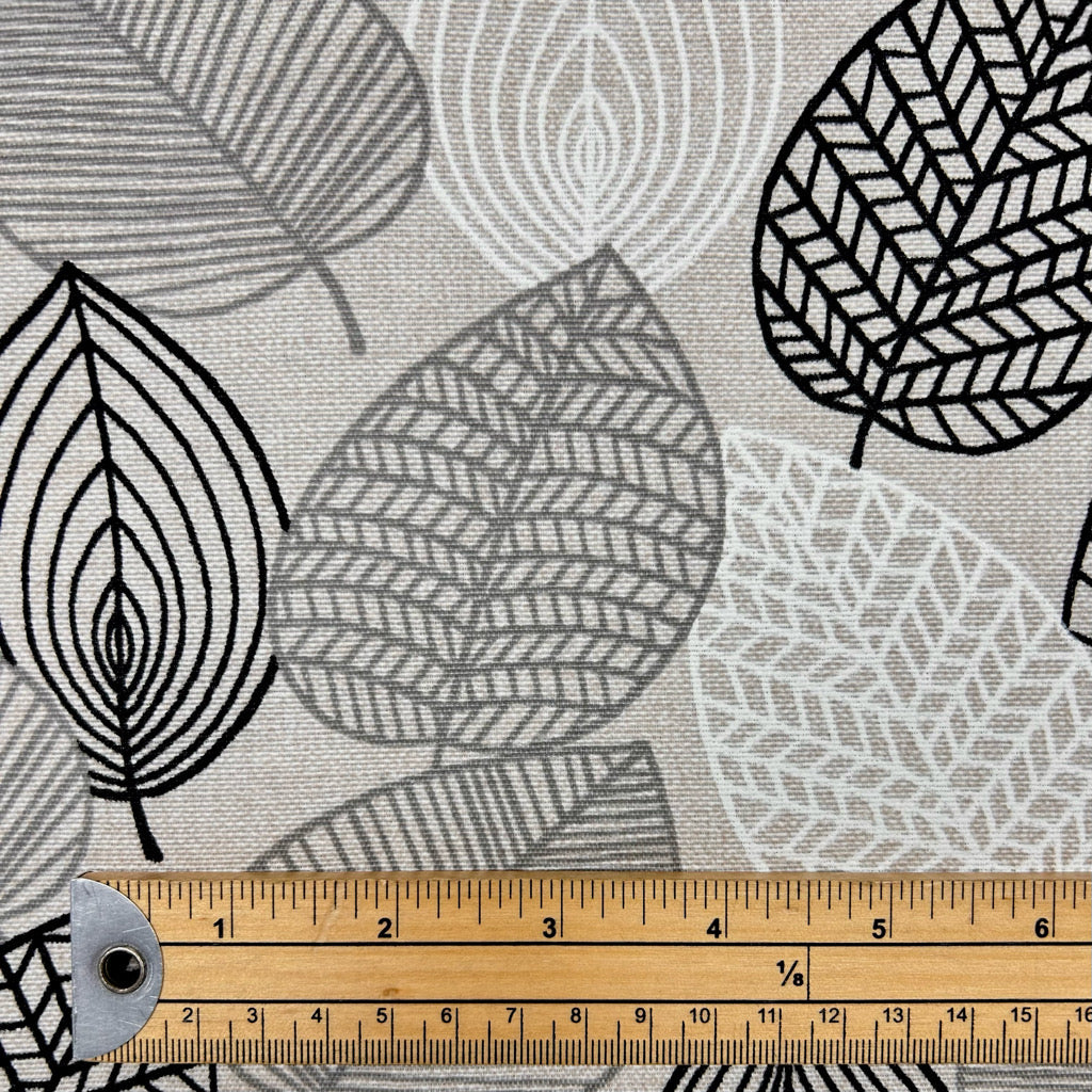 Linear Leaves Water Resistant Fabric