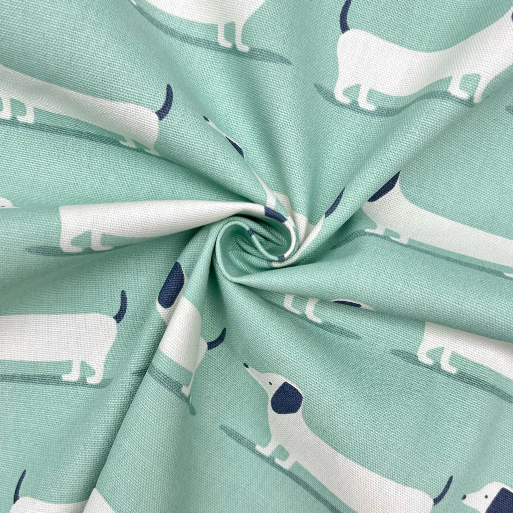 Happy Hounds Cotton Canvas Fabric