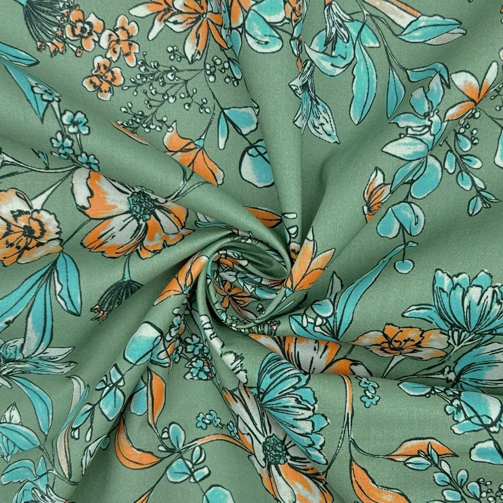 Petal Play Cotton Lawn Fabric