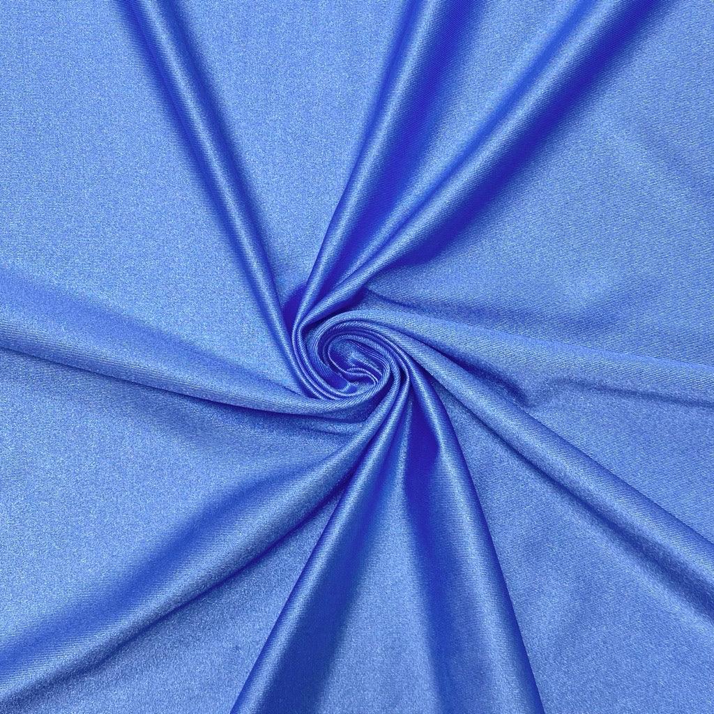Plain Steel Blue Lycra Spandex Fabric - Pound Fabrics